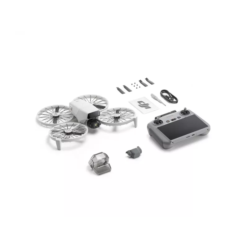 Droon DJI Flip 4 48 MP kaameraga, 4K (3840x2160), 3110 mAh aku, 16 m/s, 14 000 m ulatus, 4 rootorit, 0,249 kg, must/valge