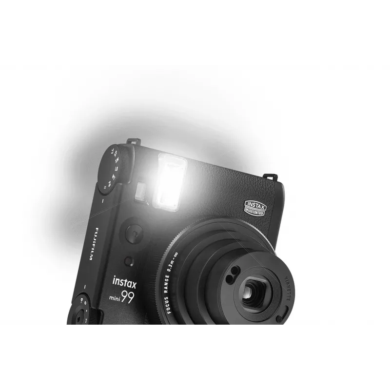 Kiirkaamera Fujifilm Instax Mini 99 Must — pilt 62×46 mm, film 86×54 mm, fookuskaugus 60 mm