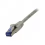 patch-kaabel RJ45 - CAT6A 500Mhz - 1.0m - gray - S-STP(S/FTP) - komponenttestitud(GHMT-sertifitseeritud) - AW