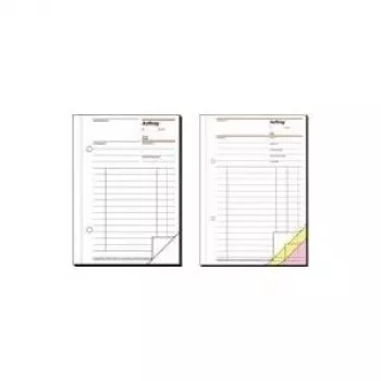 Formular Book sigel SD004 A4, 2 x 40 lehte, kaheosaline blanketiraamat