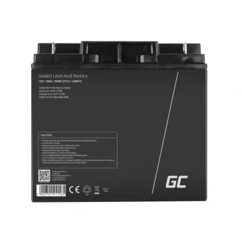 Green Cell AGM10 tööstuslik laetav aku Suletud pliiaku (VRLA) 20000 mAh 12 V