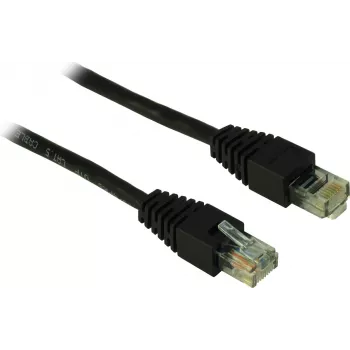 Inter-Tech AC LAN-kaabel CAT5 UTP, 15,0m Must