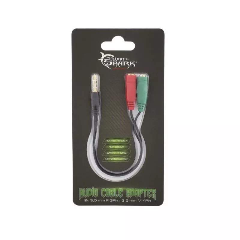 White Shark WS-354P-2X35 F. 3PIN - 3,5MM M. 4PIN 0,2M