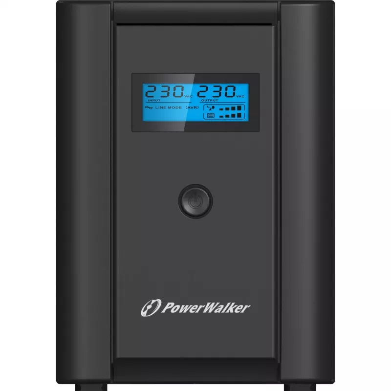 PowerWalker VI 2200 SHL Schuko katkematu toiteallikas (UPS) Line-Interactive 2,2 kVA 1200 W 4 vahelduvvoolu pistikupesa