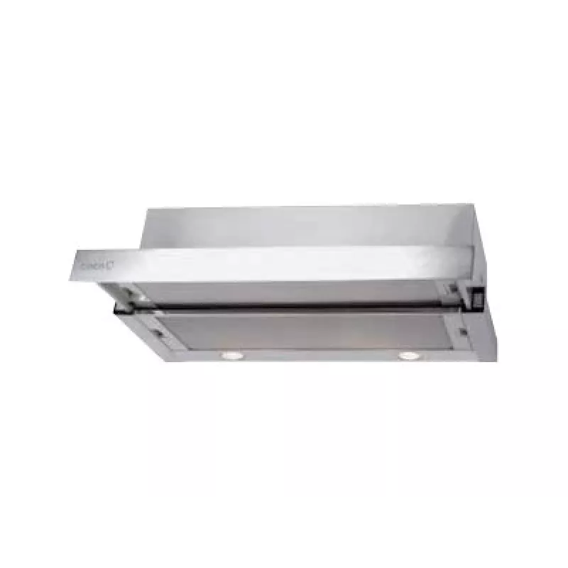 CATA | Õhupuhasti | TF 2003 Duralum 600 | Energiatõhususklass C | Teleskoopne | Laius 60 cm | 390 m³/h | Mehaaniline juhtimine | Roostevaba teras | LED