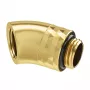 Barrow 45° pöörlev adapter G1/4 tolline isane G1/4 tollisele emasele, kuldne TDWT45-B01 GO