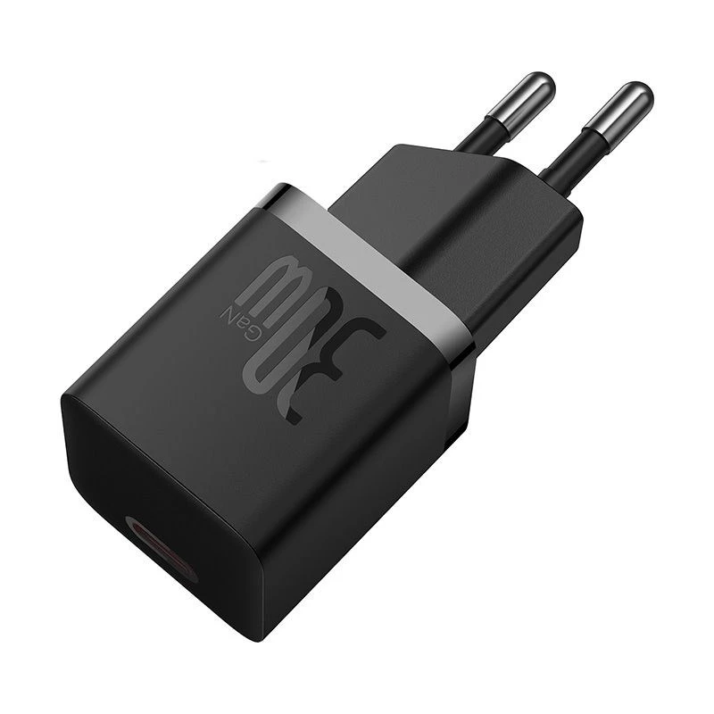 Baseus P10110902113-01 USB-C GaN5 mini 30W võrgulaadija must