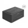 DeLOCK USB kahekordne dokkimisjaam 2 x SATA HDD SSD kloonimisfunktsiooniga ja kaardilugejaga