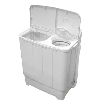 Poolautomaatne pesumasin Ravanson XPB-800 — 7,5 kg mahutavus, 1400 p/min, pealtlaetav, valge