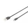 Assmann USB 2.0 ühenduskaabel. tüüp A - mikro B M/M. 1,0 m. USB 2.0 ühilduv. UL. must (AK-300110-010-S)
