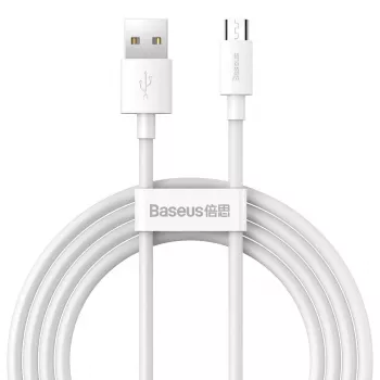 USB A kuni Micro-USB B kaabel Baseus TZCAMZJ-02 1,5 m valge