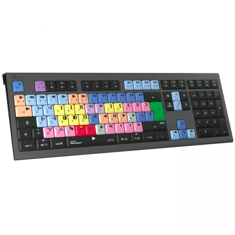Logickeyboard Avid Media Composer ASTRA 2 taustvalgustusega klaviatuur Mac Prantsuse (LKB-MCOM4-A2M-FR)
