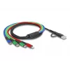 USB-kaabel DeLOCK 87035 1.2 m USB 2.0 USB A USB C Micro USB-B Lightning