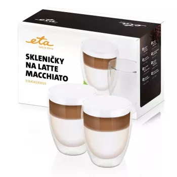 ETA | Latte Macchiato klaasid | ETA418193020 | Kohvile | 2 tk | Nõudepesumasinakindel