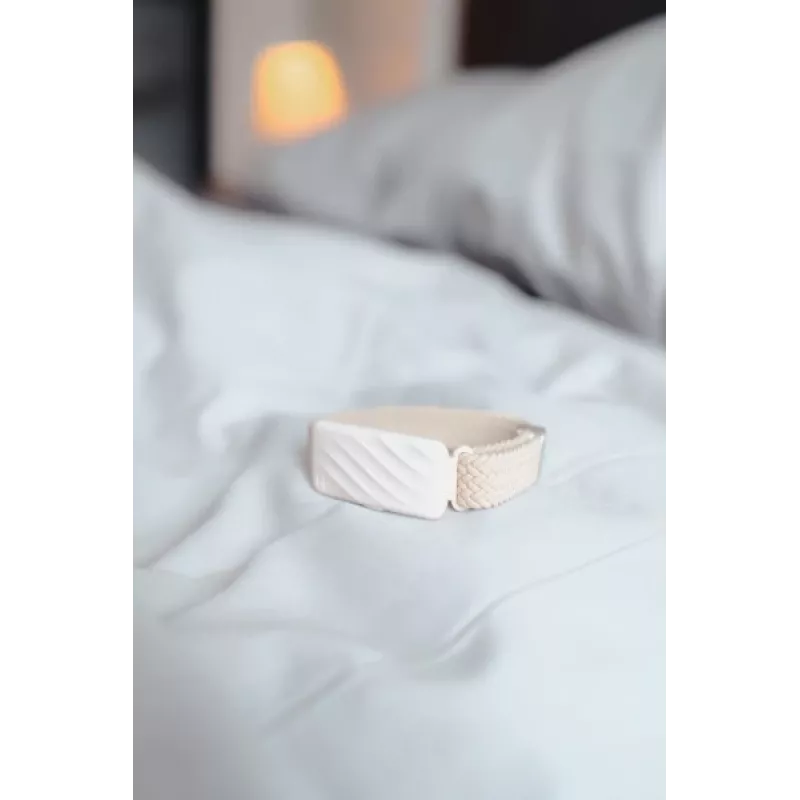 WakeBand HoMedics SS-WB100CE-WW vaikne äratuskäepael, kreemjas
