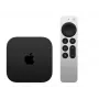 Apple TV 4K Must Hõbedane 128 GB Wi-Fi Ethernet A15 Protsessor