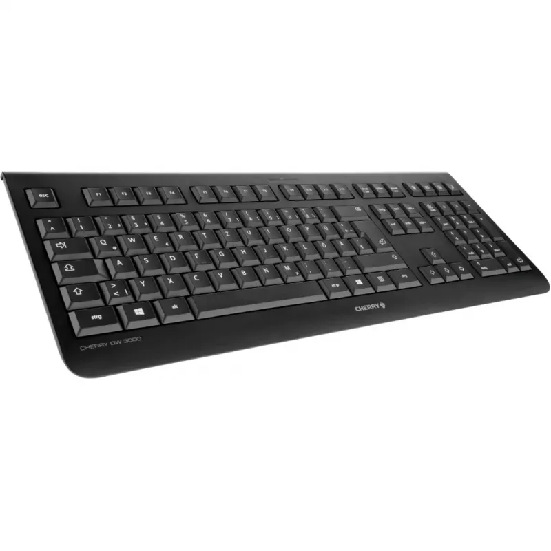CHERRY DW 3000 klaviatuur hiir kaasas universaalne RF-juhtmevaba QWERTZ saksa must