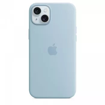 Silikoonümbris Apple iPhone 15 Plus helesinine MagSafe