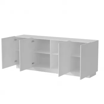 Kummut Cama LIVERTI 200x42x78 cm valge, puitlaastraam 16 mm, uks 16 mm