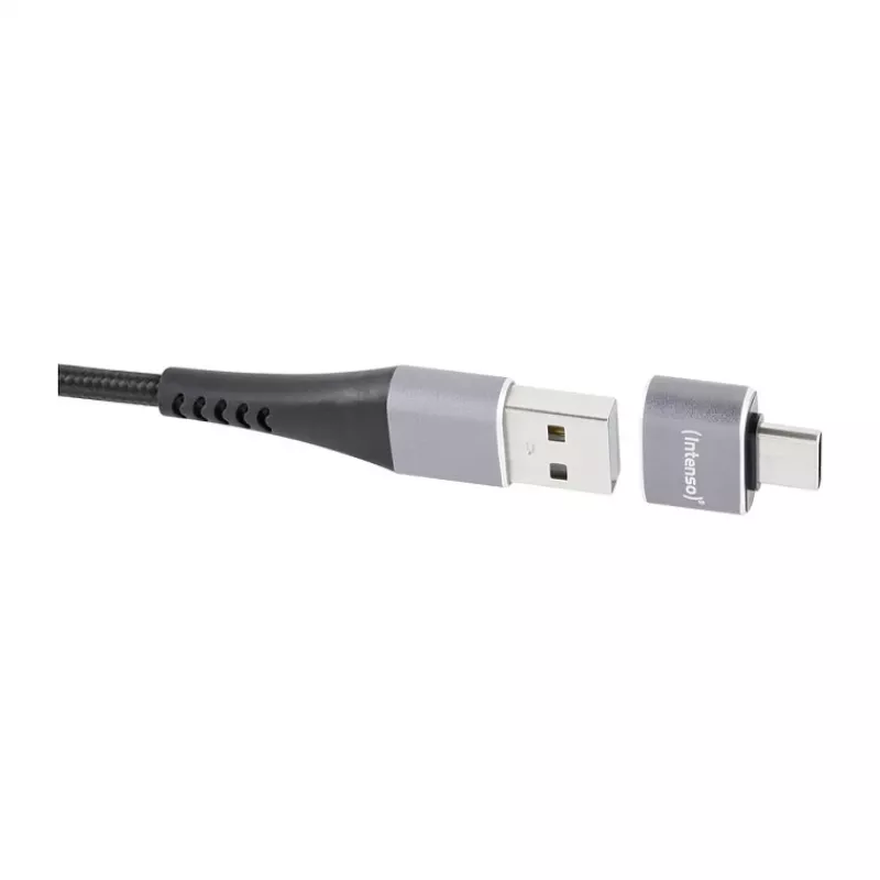 Intenso 3-pack USB-adapter USB-A -> USB-C C480C Alumiinium