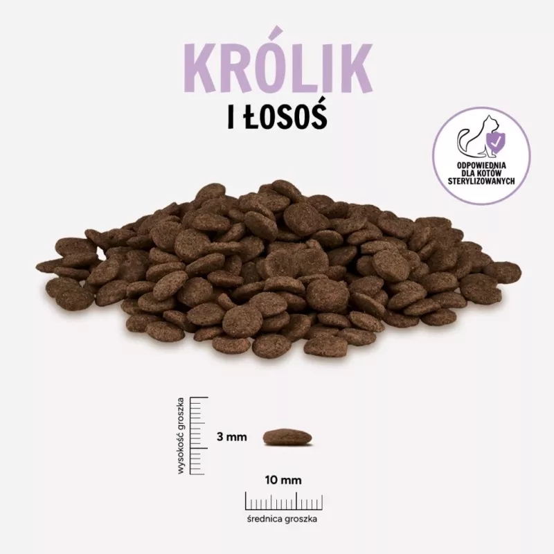 PAKA ZWIERZAKA Rabbit and salmon - kuiv kassitoit - 400g