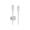 Belkin BOOSTCHARGE PRO Flex USB-kaabel 3 m USB 2.0 USB C Valge (CAB011BT3MWH)