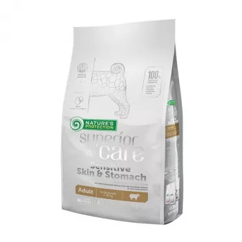 Kuiv koeratoit nature’s protection Superior Care Skin & Stomach Adult Small Lamb 1,5 kg, väikestele tõugudele