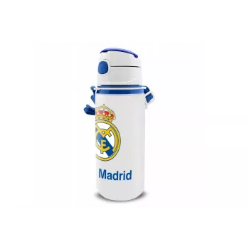Laste alumiiniumist spordipudel tilaga KIDS 600 ml – Real Madrid kujundus