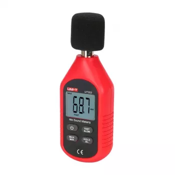 Helitaseme mõõteseade UT353, vahemik 30–130 dB, sagedus 31,5 Hz – 8 kHz