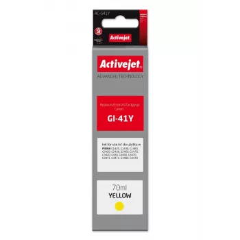 Tindipudel ActiveJet AC-G41Y Canoni printeritele, asendus Canon GI-41Y-le, 70 ml, kollane, värvipõhine