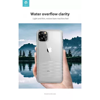 Kaitsev telefonikott Devia Ocean2 seeria iPhone 11 Pro jaoks, läbipaistev, õhuke läbipaistev disain