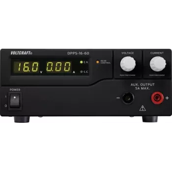 VOLTCRAFT laboratoorsete toiteallikate, reguleeritav DPPS-16-60 1 - 16 V/DC 0 - 60 A 960 W USB programmeeritav Väljundite arv 1 x (DPPS-16-60)