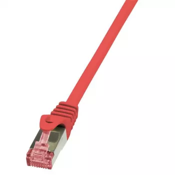 Logilink PrimeLine - Patch-Cable - RJ-45 (M) - RJ-45 (M) - 2 m - SFTP, PiMF - CAT 6 - glatt, Halogen-Free - Red (CQ2054S)