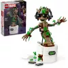 LEGO Marvel Tantsiv Groot ehitatav animeeritud mänguasi tegelaskuju Galaktika Valvurid laste käsitsi juhitav interaktiivne mängukomplekt superkangelane