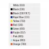 Eemaldatav Velcro ONE-WRAP kaabliside, valge, 230×20 mm, 100 tk, polüpropüleen (PP)