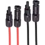 shiverpeaks ®-PV4 pikendus, 4 mm², 2-osaline komplekt punane/must, 2 m (BS02-320316)