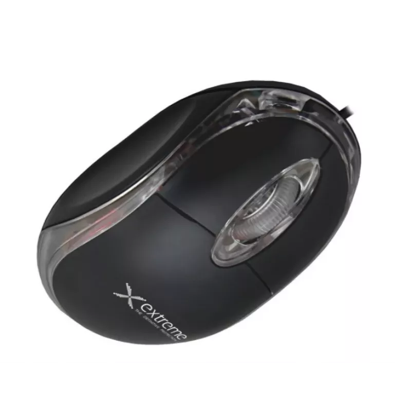 Juhtmega optiline mõlemakäeline hiir EXTREME XM102K — 1000 DPI, USB Type-A, 1,2 m kaabel, 3 nuppu