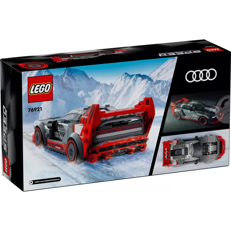 Lego Speed Champions 76921 Audi S1 E-Tron Quattro võidusõiduautode komplekt