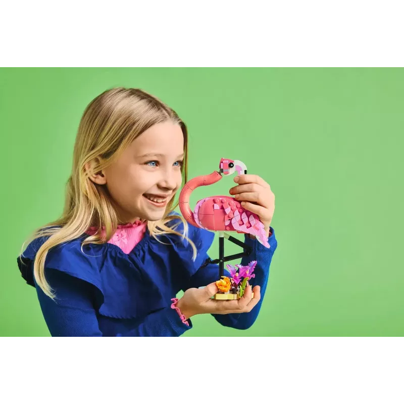 LEGO Creator 3-in-1 Pink Flamingo 31170 ehitusmudeli komplekt, 288 tk, kõrgus 230 mm, soovitatav vanus 8+