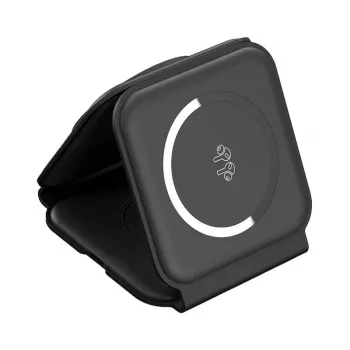 Choetech T588-F 3in1 Magnetiline Juhtmevaba Laadija 15W (must)