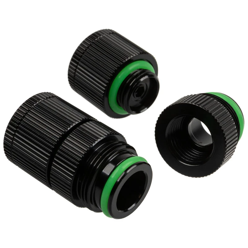 BitsPower G1/4 tolli isane veeväljavool Touchaqua – 2 tk, must