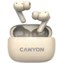 Canyon CNS-TWS10BG Kõrvaklapid ja peakomplekt True Wireless Stereo (TWS) kõrvasisesed kõrvaklapid kõnede/muusika/sport/igapäevane kasutamine USB Type-C Bluetooth Beež (CNS-TWS10BG)