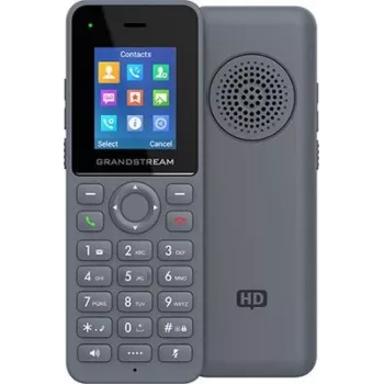 IP-telefon Grandstream DP725 juhtmeta telefonitoru, hall, 1,8-tolline TFT-ekraan, 20 liini, Li-Ion 1500 mAh