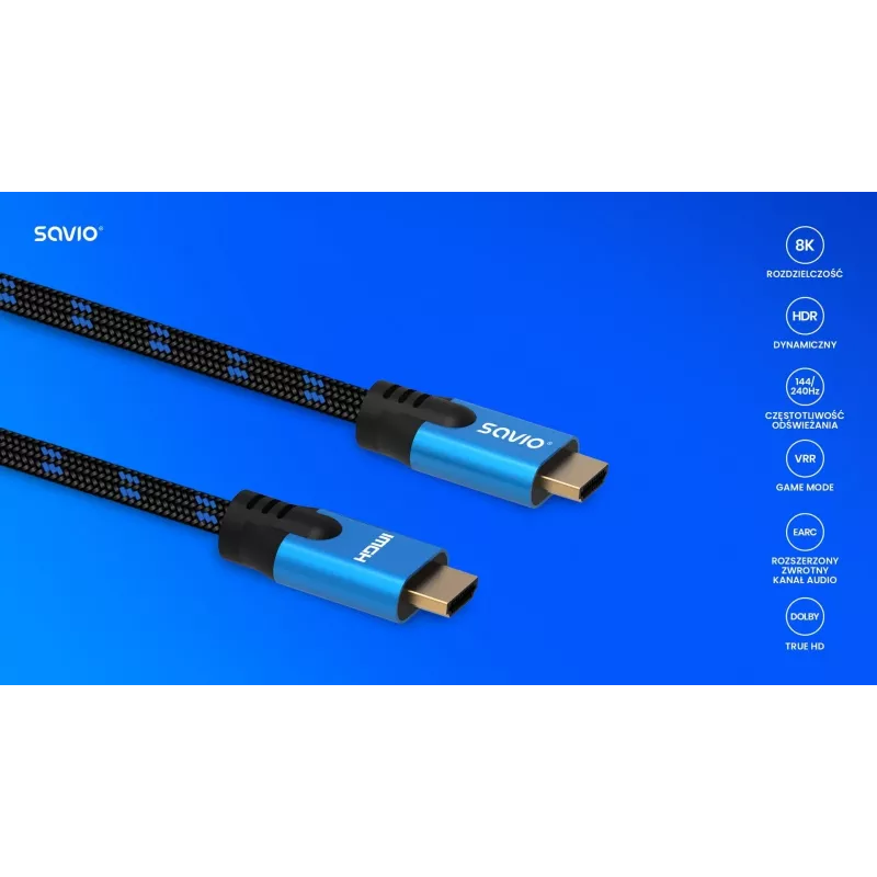 HDMI-kaabel Savio CL-143 3m