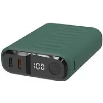 Akupank RealPower PB-10000C PD+ 3x USB-C, Tumeroheline (458439)