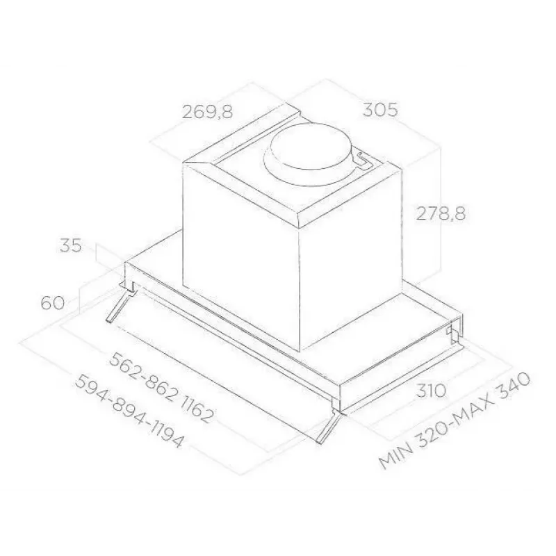 BOXIN LUX LX/IX/A/60 õhupuhasti