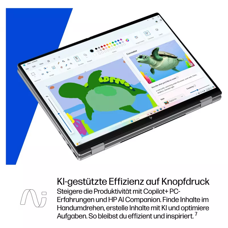 HP OmniBook BZ8L0EA 16 sülearvuti - 5 GHz 40,6 cm - 1 TB SSD - 32 GB RAM - puuteekraan - Windows 11 Home (BZ8L0EA#ABD)