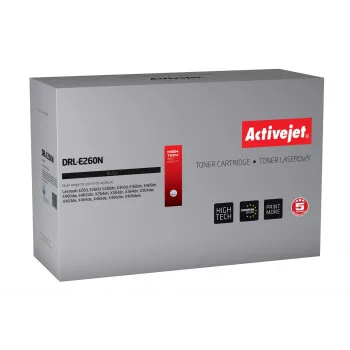 Trummel ActiveJet DRL-E260N asendus Lexmark E260X22G, ühilduv must, 30000 lehekülge