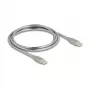 USB-kaabel DeLOCK 81259 1 m USB-C–USB-C USB 2.0 hõbedane
