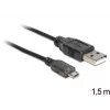 USB-kaabel DeLOCK USB 2.0-A – USB micro-B 1,5 m